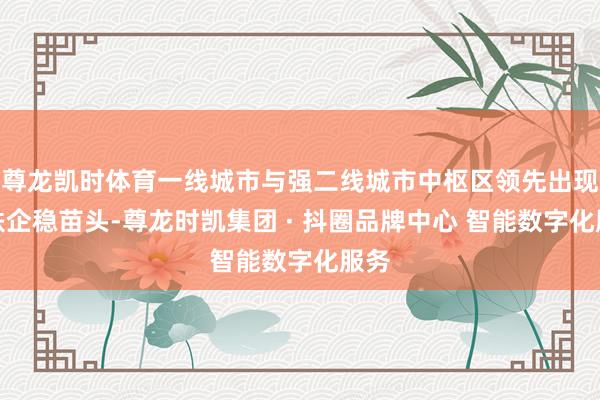尊龙凯时体育一线城市与强二线城市中枢区领先出现止跌企稳苗头-尊龙时凯集团 · 抖圈品牌中心 智能数字化服务