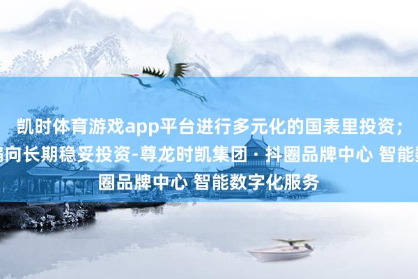 凯时体育游戏app平台进行多元化的国表里投资；投资作风偏向长期稳妥投资-尊龙时凯集团 · 抖圈品牌中心 智能数字化服务