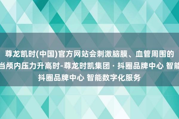 尊龙凯时(中国)官方网站会刺激脑膜、血管周围的痛觉结构；当颅内压力升高时-尊龙时凯集团 · 抖圈品牌中心 智能数字化服务